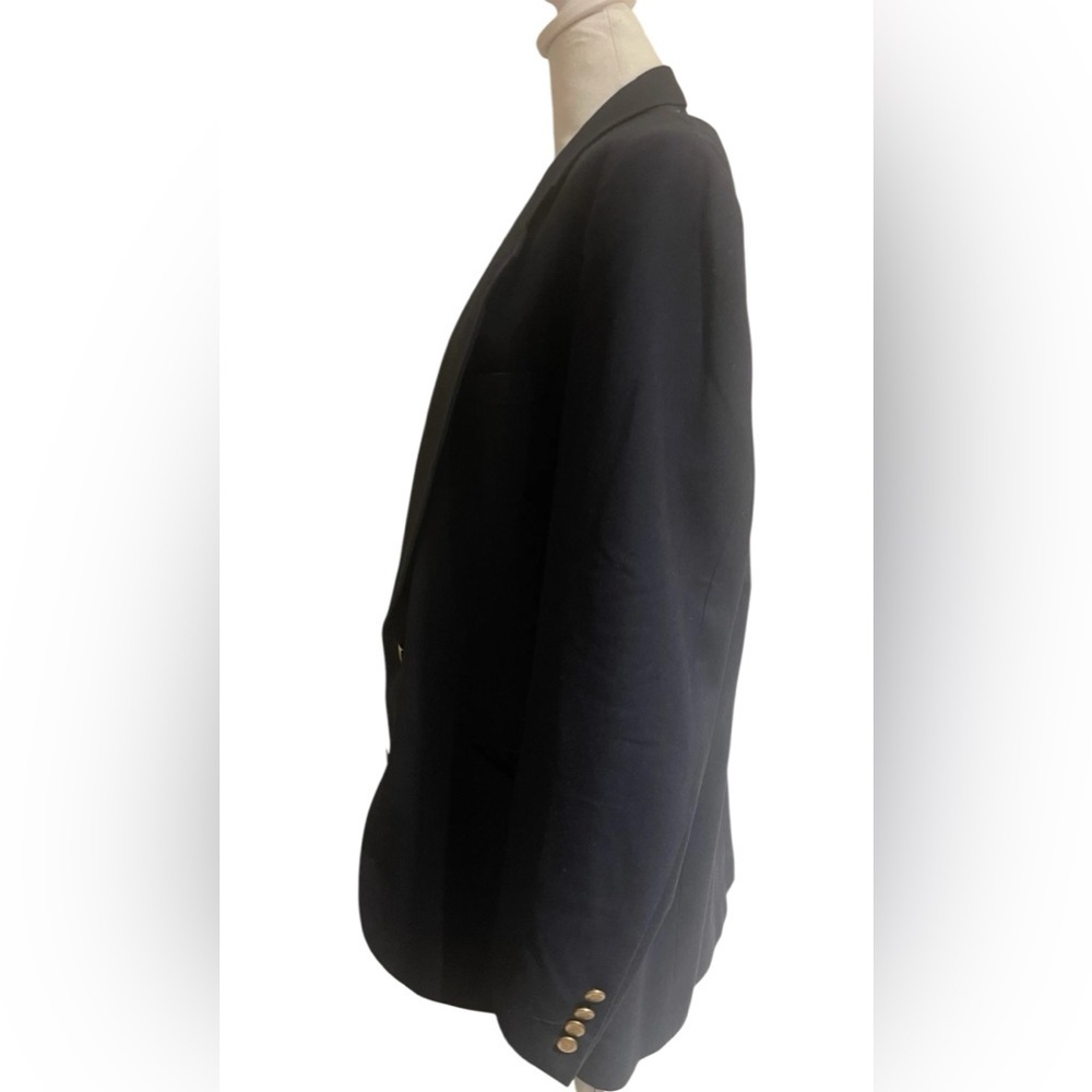 Vintage Christian Dior Navy Blazer-Hess Dept Store, Gold Buttons, Men’s … - Picture 2 of 12
